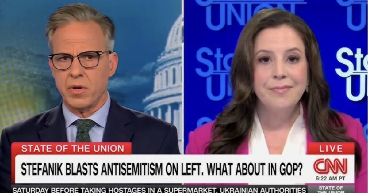CNN SPIN CRASHES: Stefanik Demolishes Jake Tapper In Heated Exchange Over Trump