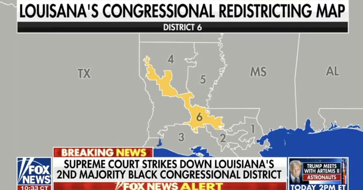 HUGE: Supreme Court Rules Louisiana’s House Map an ‘Unconstitutional Racial Gerrymander,’ “SNAKED” Across the The State