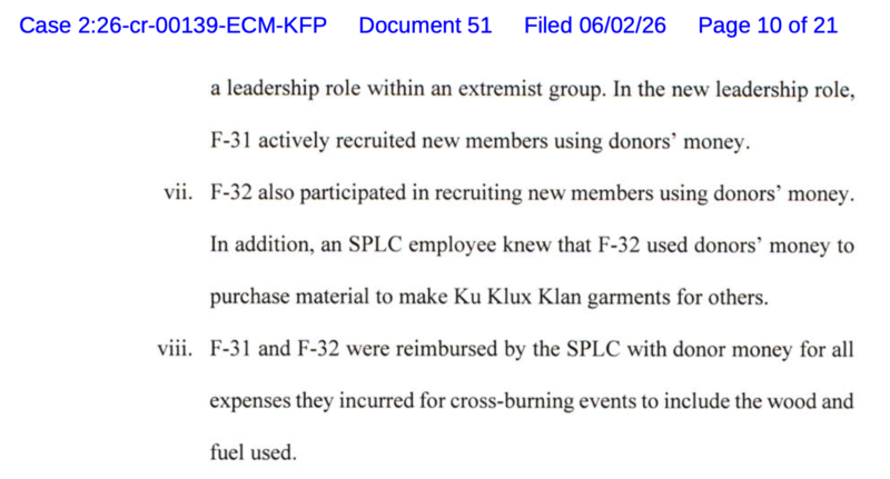 Hate Group SPLC  Paid MILLIONS in Donor Money to Violent Extremists, Funds Went to Hoods and Cross Burnings