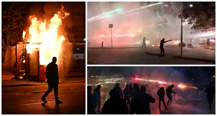 Europe Under Siege as Demonstrators Battle Police, Set Fires in Cities Across Continent